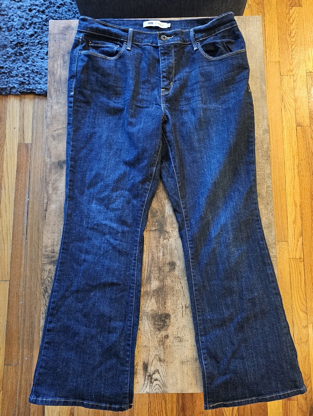 Levi's Dark Blue Flare Jeans